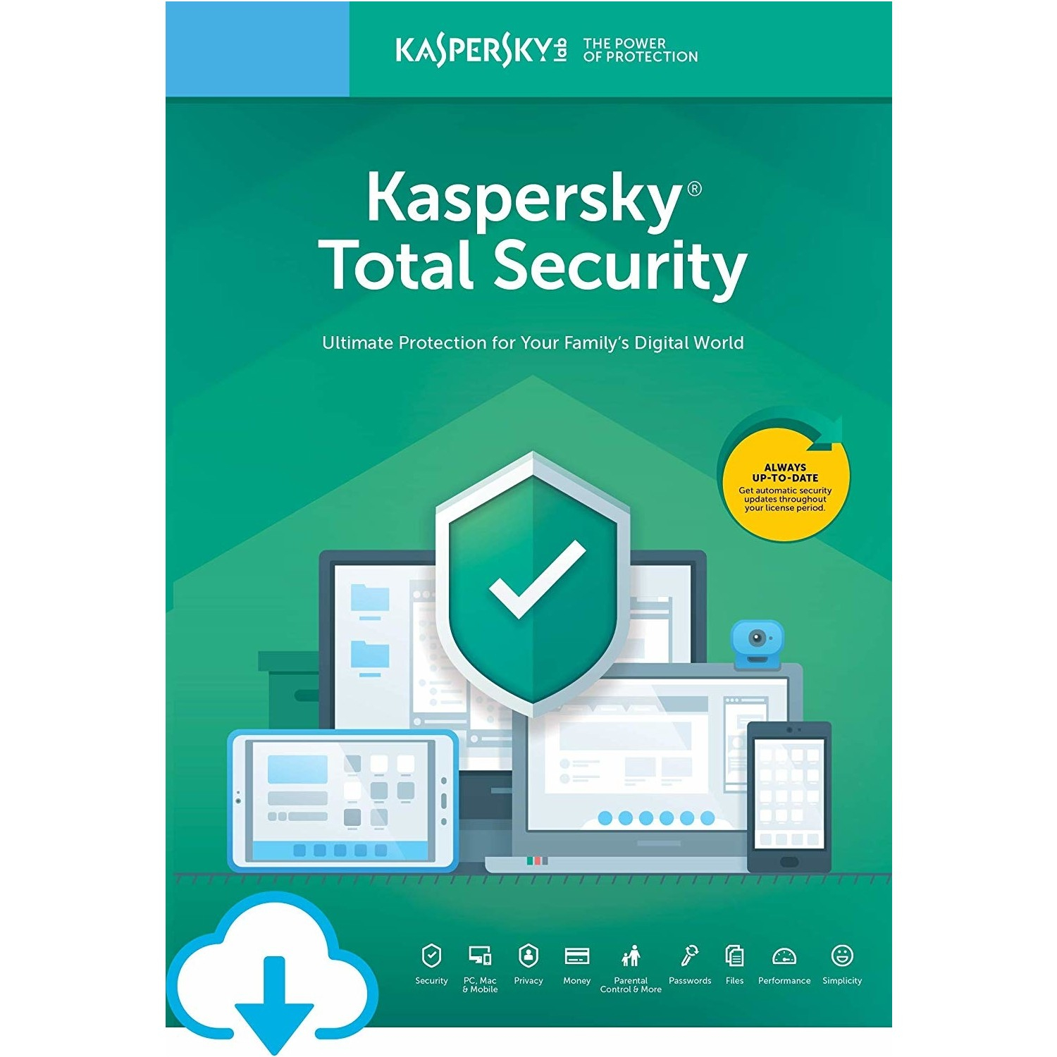 KASPERSKY TOTAL SECURITY 1 KULLANICI 1 YIL 