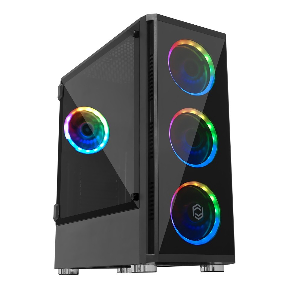 FRISBY VENOM  FC-9270G 650W RGB ATX TEMPERLİ GAMİNG KASA 