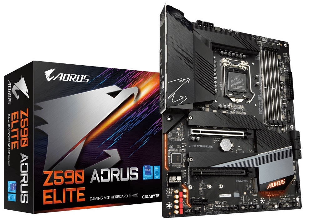 GIGABYTE Z590 AORUS ELITE AX DDR4 5400 OC ATX 1200p