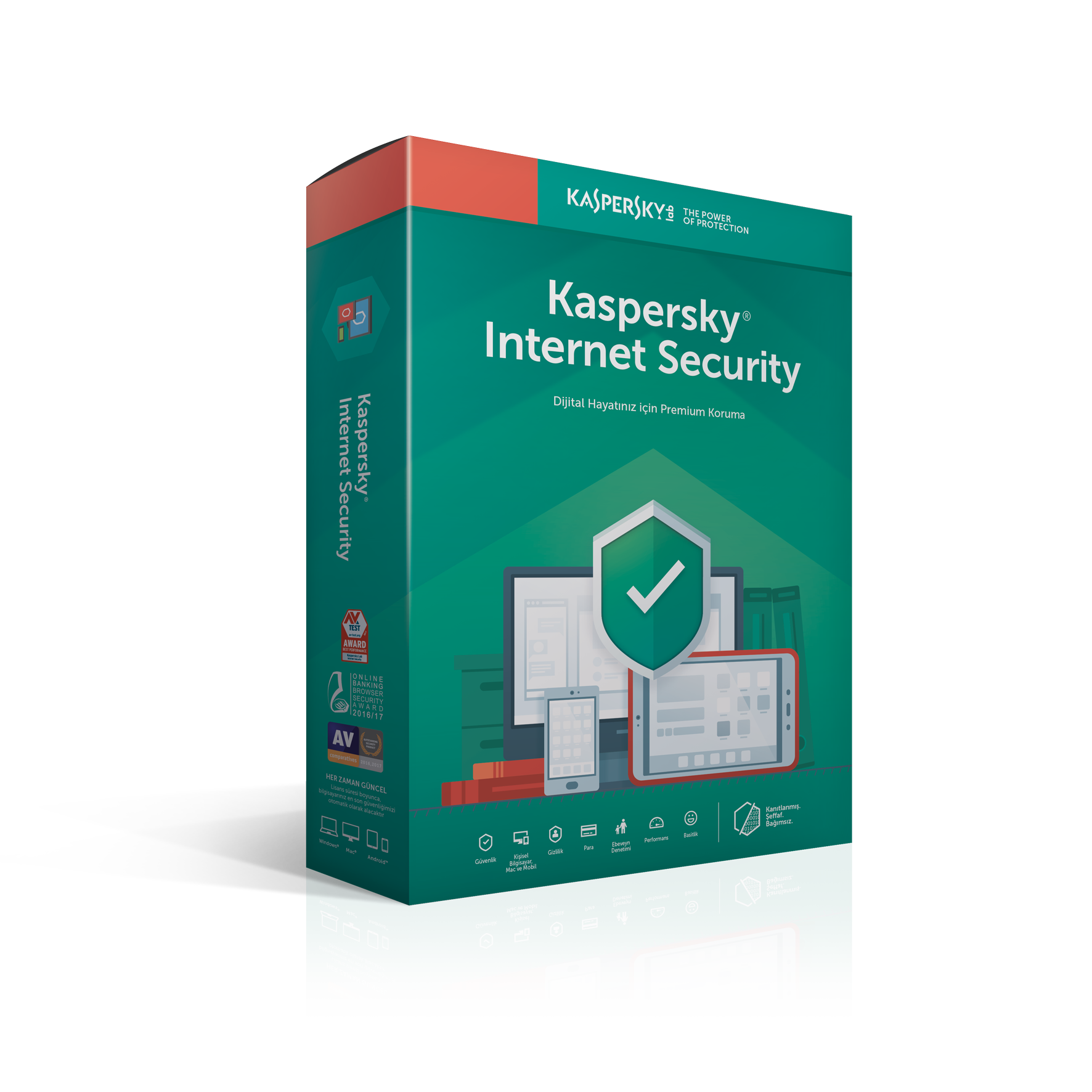 KASPERSKY INTERNET SECURITY 2019 TÜRKÇE 4 KUL 1YIL