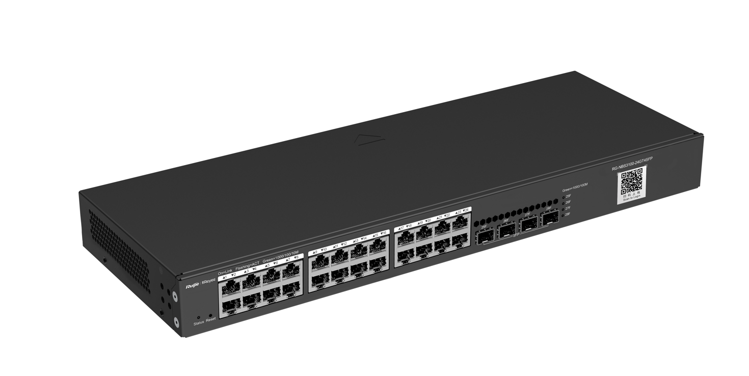 REYEE RG-NBS3100-24GT4SFP 24P GIGABIT SWITCH 4SFP