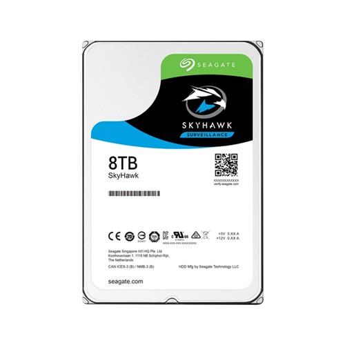 8TB SEAGATE SKYHAWK 256MB 7/24 RV ST8000VX004 