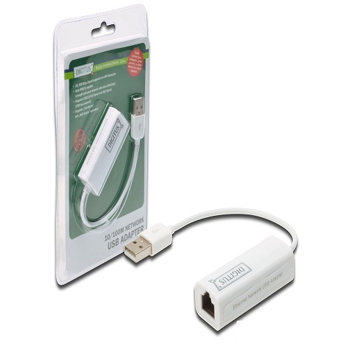 DIGITUS DN-10050 USB 2.0 10/100 ETHERNET ADAPTÖR 