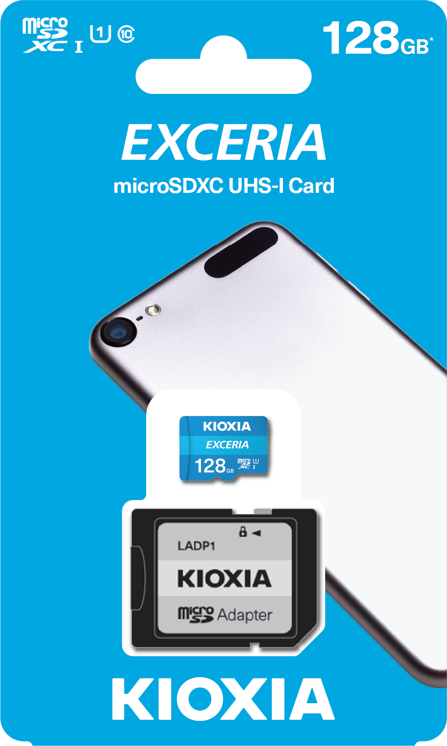 128GB MICRO SDHC C10 100MB/s KIOXIA LMEX1L128GG2