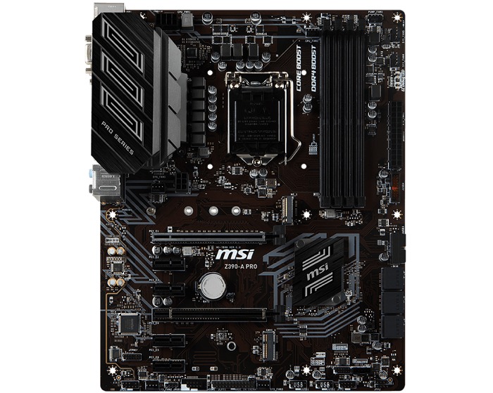 MSI Z390-A PRO DDR4 VGA DP M.2 USB3.1 ATX 1151