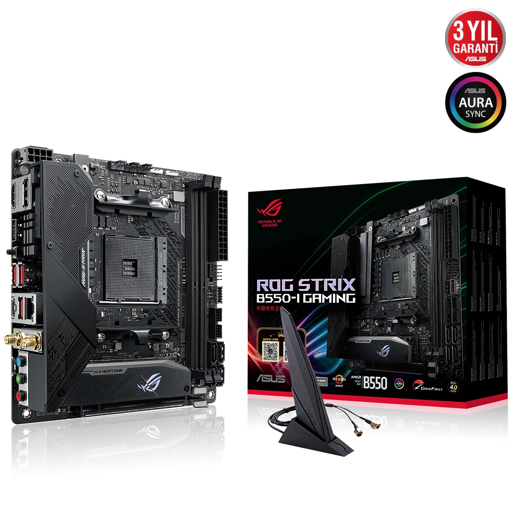 ASUS ROG STRIX B550-I GAMING DDR4 5100Mhz mATX AM4