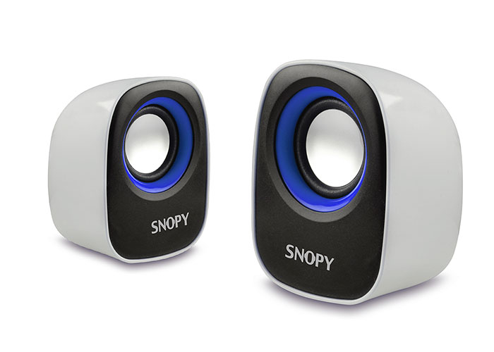 SNOPY SN-120 2.0 BEYAZ/MAVİ USB SPEAKER