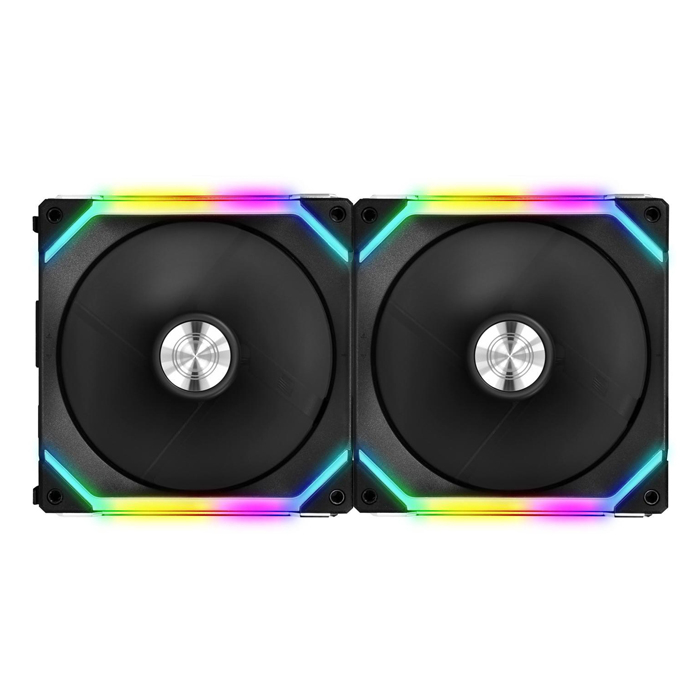 LIAN LI UNI FAN SL140 BLACK 2x140MM RGB KASA FANI