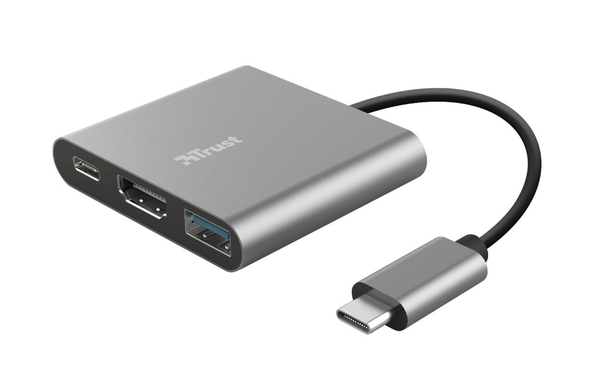 TRUST 23772 DALYX 3-IN-1 USB-C ADAPTÖR