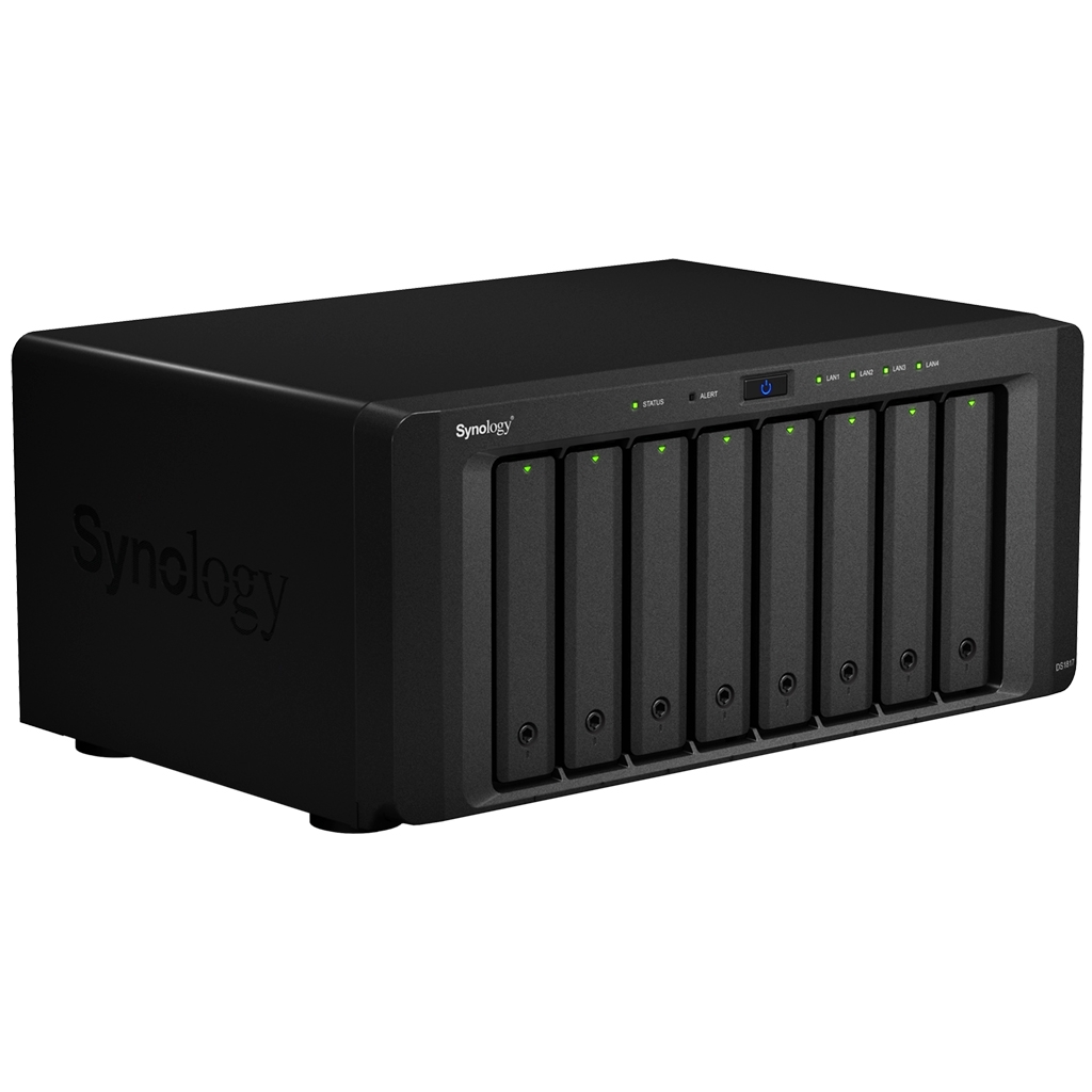 SYNOLOGY DS1817 NAS 3.5x 8YUVA 4 LAN DEPOLAMA ÜNİTESİ 2 x10Gbe