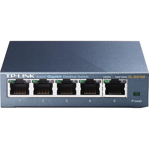 TP-LINK TL-SG105 5 PORT GIGABIT ÇELİK KASA SWITCH