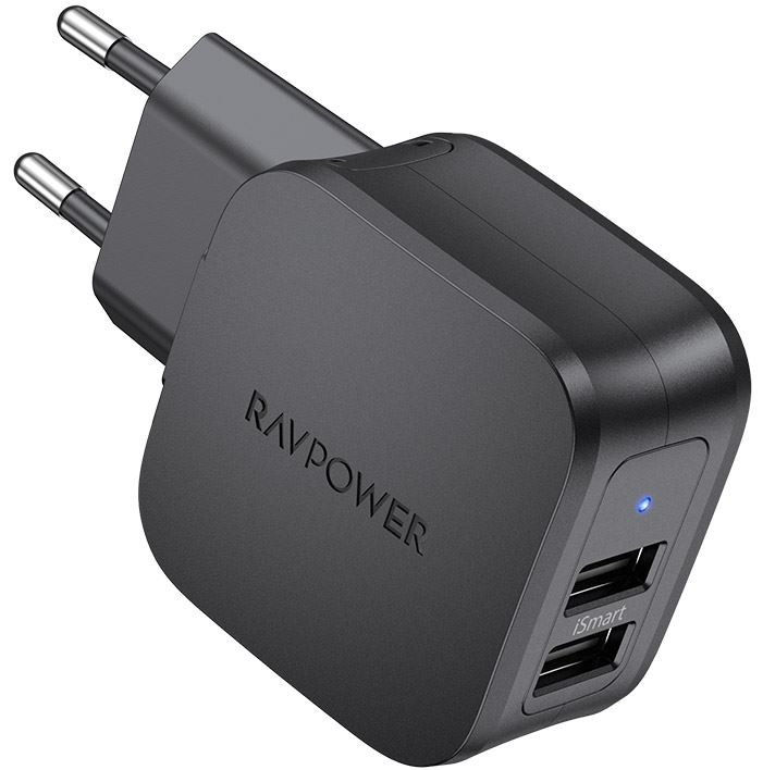 RAVPOWER RP-PC121 DUVAR TİPİ 17W İKİLİ PRİZ