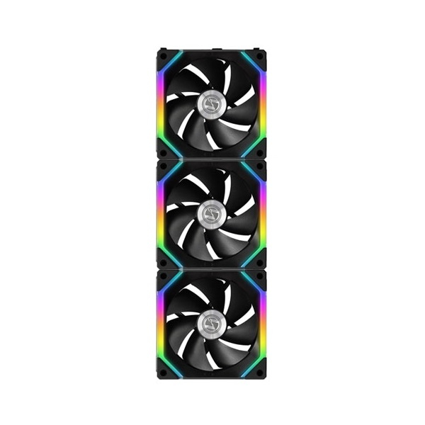 LIAN LI UNI FAN SL120 BLACK 3x120 MM RGB SİYAH MODÜLER KASA FANI