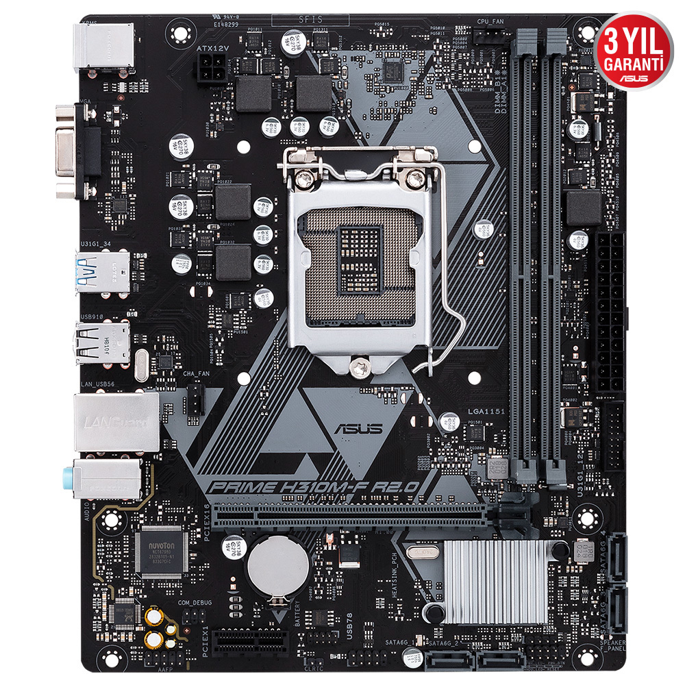 ASUS PRIME H310M-F R2.0 DDR4 2666Mhz VGA 1151p