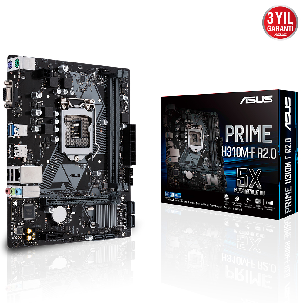 ASUS PRIME H310M-F R2.0 DDR4 2666Mhz VGA 1151p