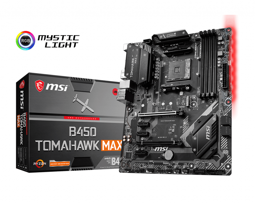 MSI B450 TOMAHAWK MAX DDR4 3466Mhz ATX RGB AM4