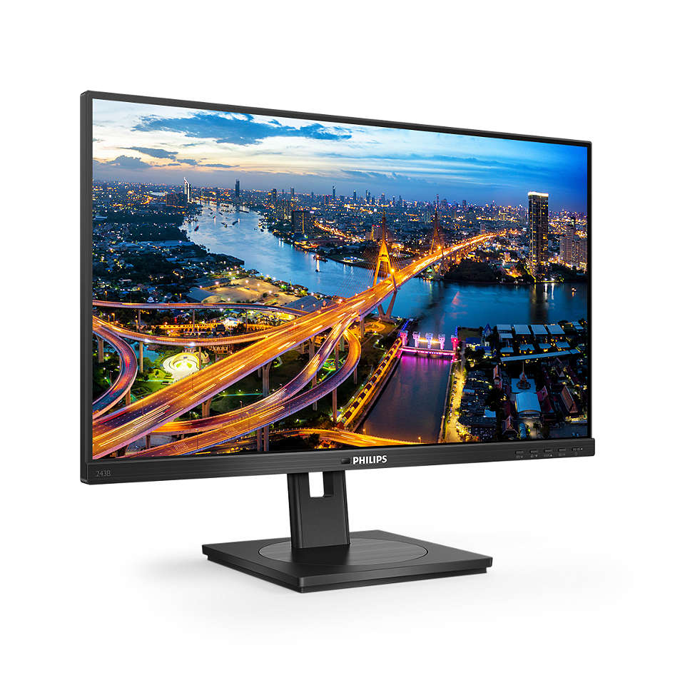 23.8 PHILIPS 243B1 IPS FHD 4MS 75HZ DP HDMI USB-C