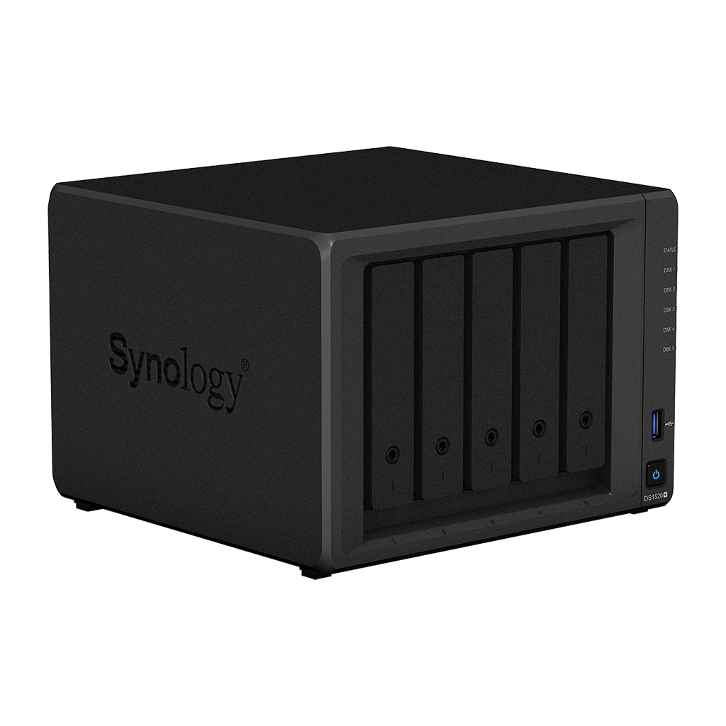 SYNOLOGY DS1520+ NAS 3.5x5YUVA 4 LAN NAS DEPOLAMA ÜNİTESİ