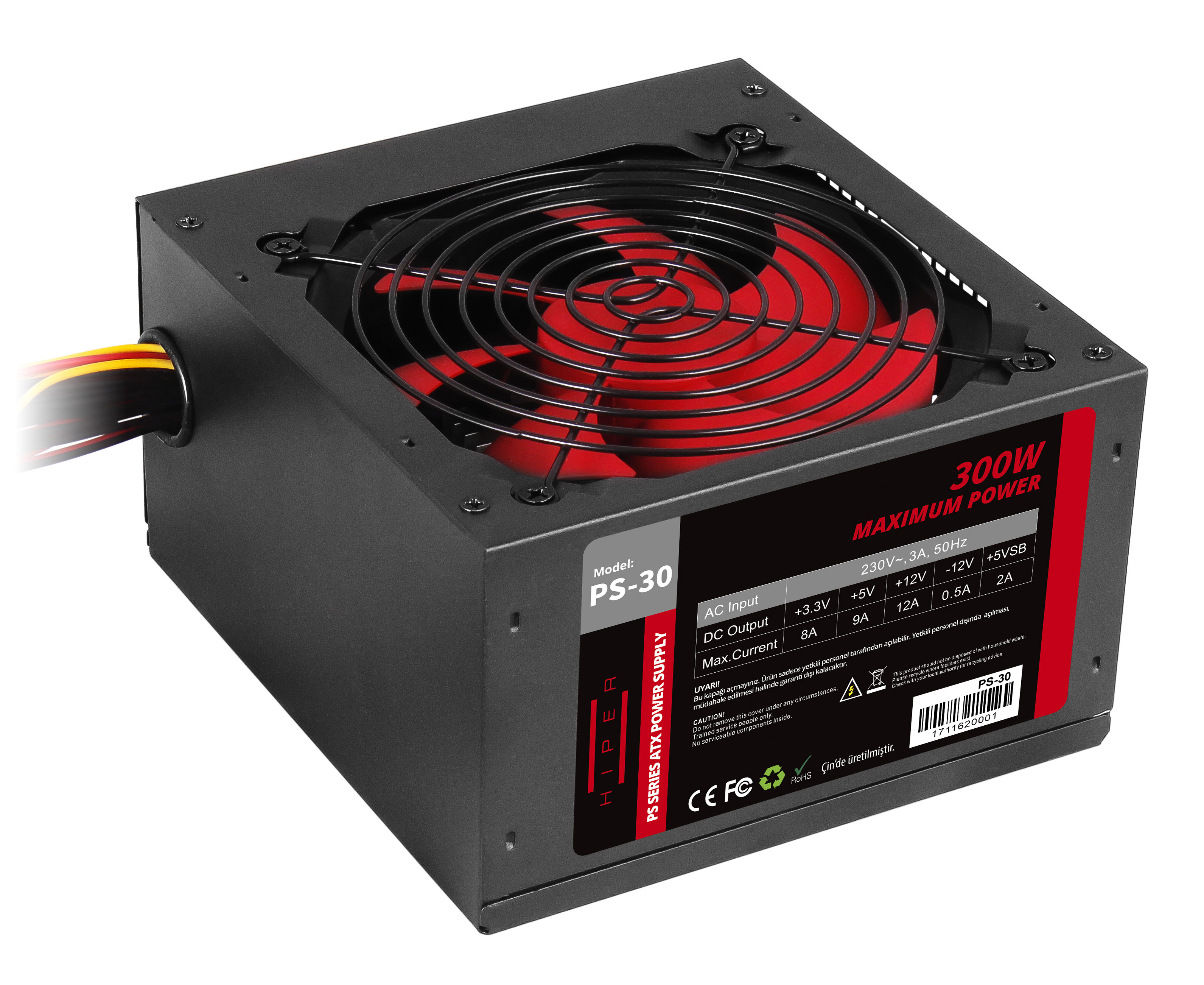 HIPER PS-30 300W 12CM FAN POWER SUPPLY