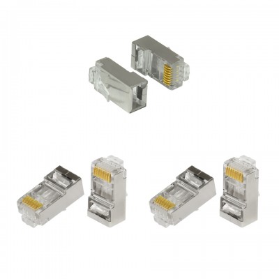 FRISBY FNW-RJ4522N CAT6 RJ45 METAL FTP KONEKTÖR 100'LÜ