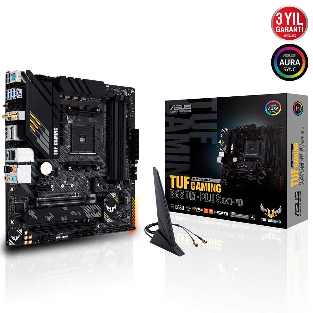 ASUS TUF GAMING B550M-PLUS (WI-FI) DDR4 4600(O.C)/2133Mhz AM4