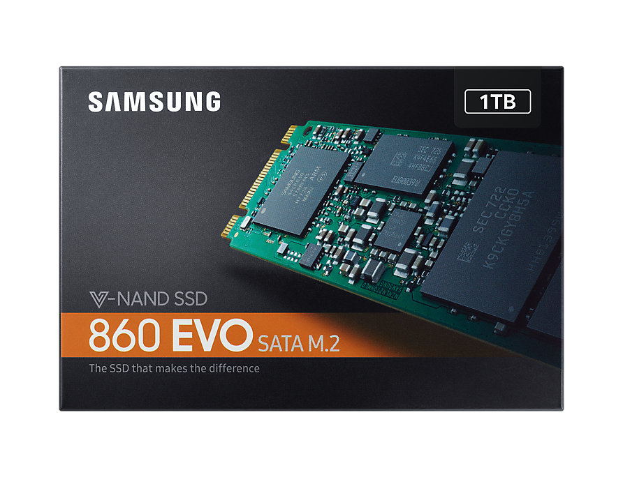 1TB SAMSUNG 860 550/520MB/s EVO M.2 MZ-N6E1T0BW SSD