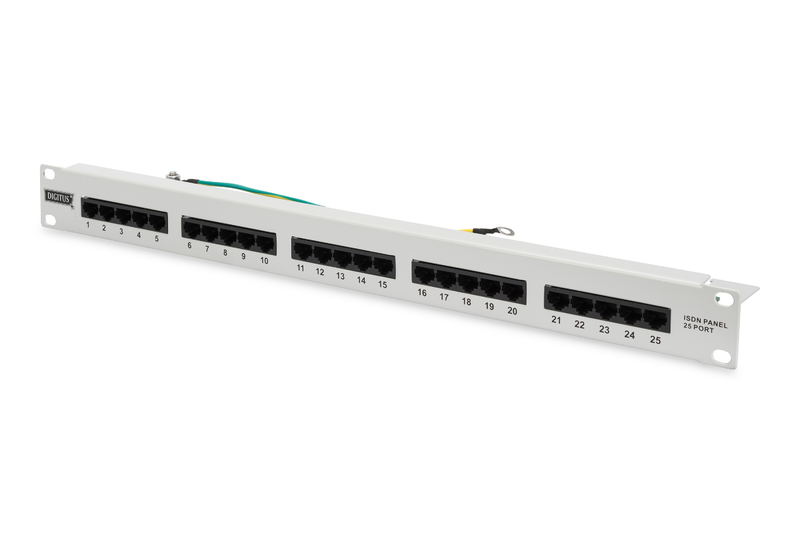 DIGITUS DN-91325-1 25 PORT CAT-3 ISDN PATCH PANEL