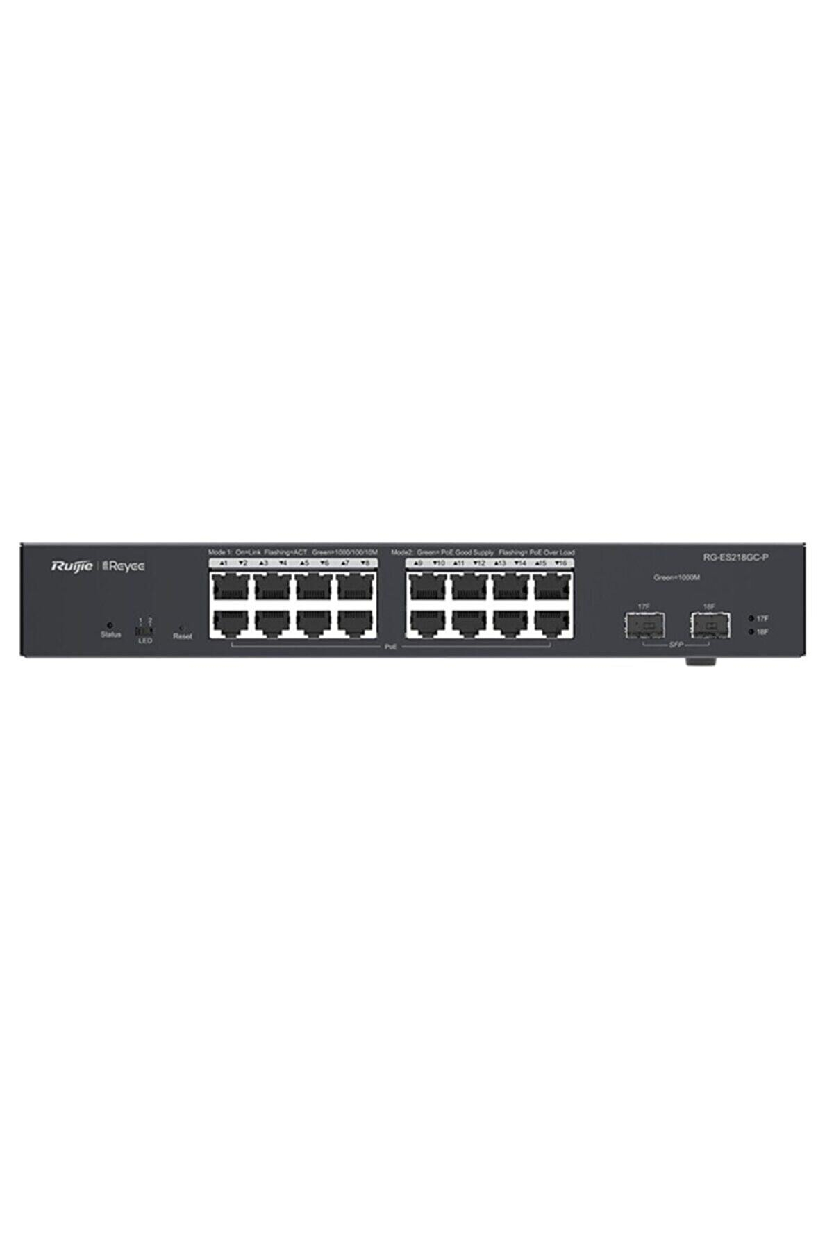 REYEE RG-ES218GC-P 16 PORT GIGABIT 16 PORT POE SWITCH 2SFP 