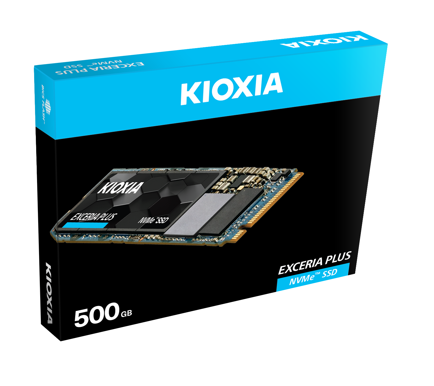 500GB KIOXIA EXCERIA PLUS NVMe M.2 3D 3400/2500 (LRD10Z500GG8)