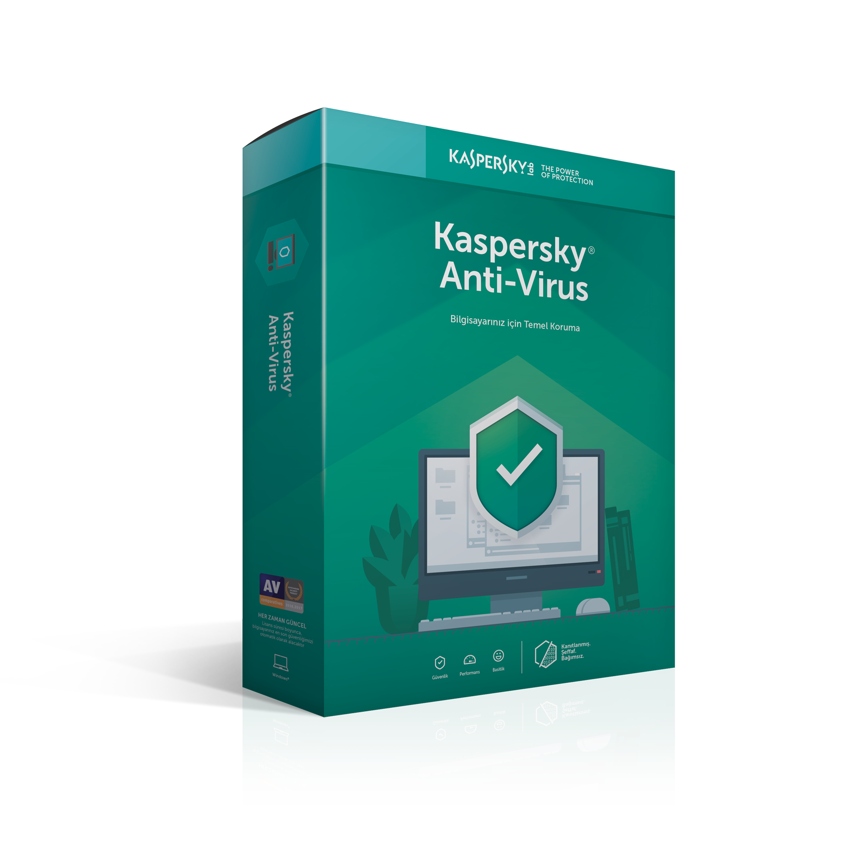 KASPERSKY ANTIVIRUS 2019 TÜRKÇE 2 KULLANICI 1 YIL