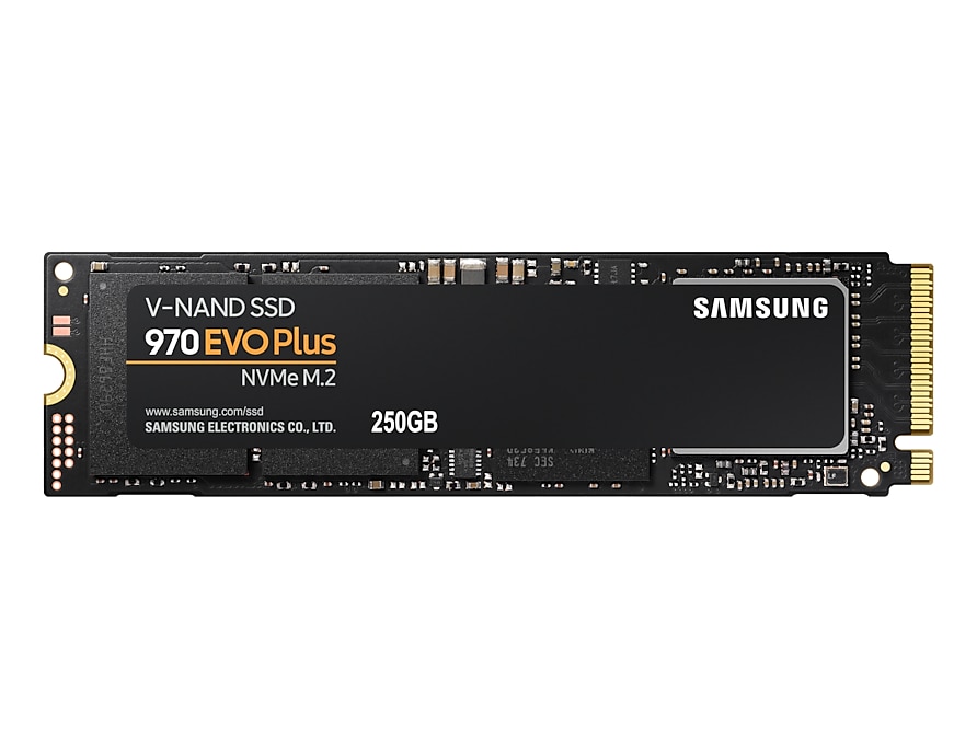 250GB SAMSUNG 970 3500/2300MB/s EVO PLUS M.2 NVMe MZ-V7S250BW