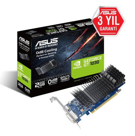 ASUS GT1030-SL-2GD4-BRK 2GB DDR4 DVI HDMI 64Bit