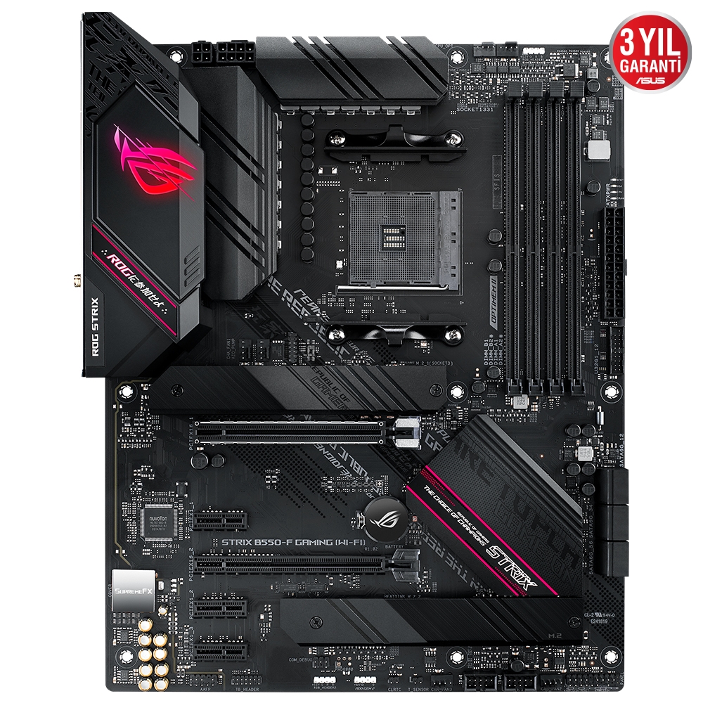 ASUS ROG STRIX B550-F GAMING(WI-FI) 4600MHz(OC)/2133Mhz HDMI AM4