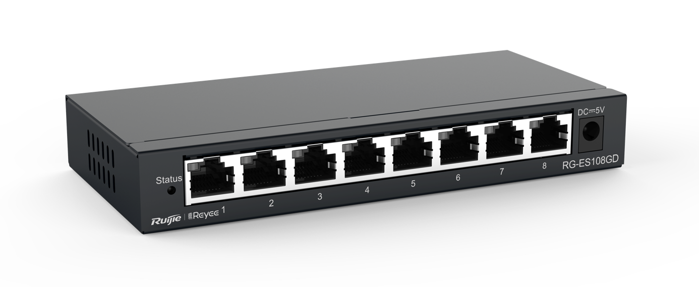 REYEE RG-ES05G 5 PORT GIGABIT SWITCH PLASTIK KASA 