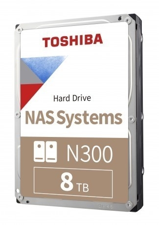 8TB TOSHIBA N300 7200RPM SATA3 NAS 128MB HDWG480UZSVA