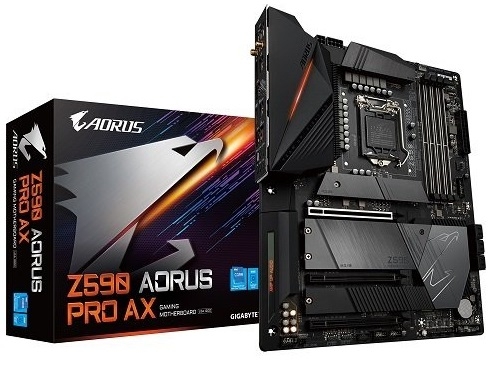 GIGABYTE Z590 AORUS PRO-AX DDR4 5400 OC ATX 1200p