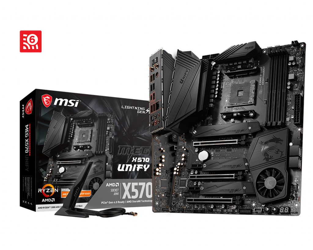 MSI MEG X570 UNIFY OC DDR4 4600MHZ 3xM.2 AM4