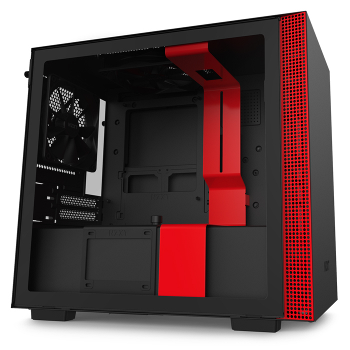 NZXT H210İ CA-H210i-BR SIYAH/KIRMIZI KASA