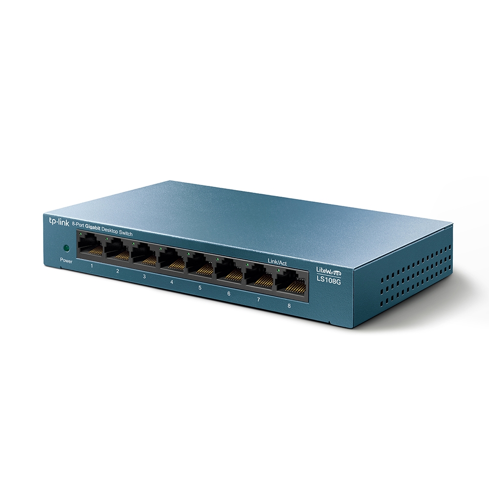 TP-LINK LS108G 8 PORT GIGABIT LITEWAVE SWITCH(ÇELİK KASA)