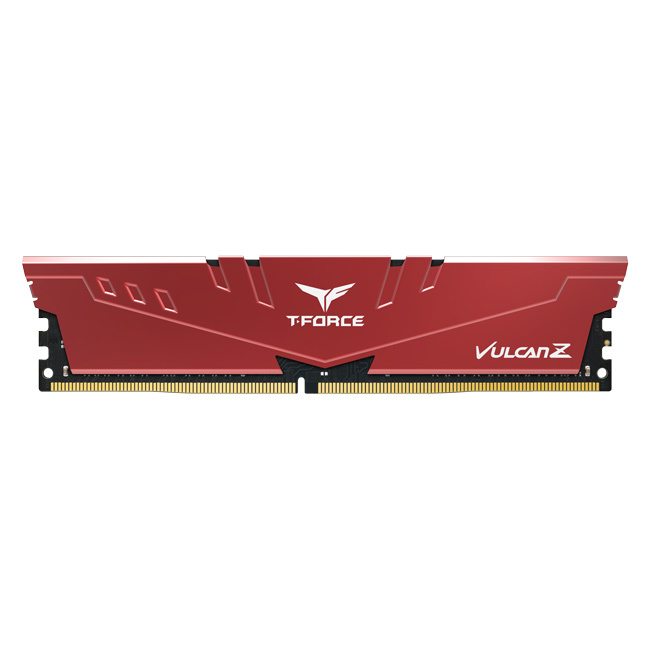 Team T-Force Vulcan Z Red 8GB (1x8GB) 3200MHz CL16 Gaming Ram DDR4 (TLZRD48G3200HC16C01)