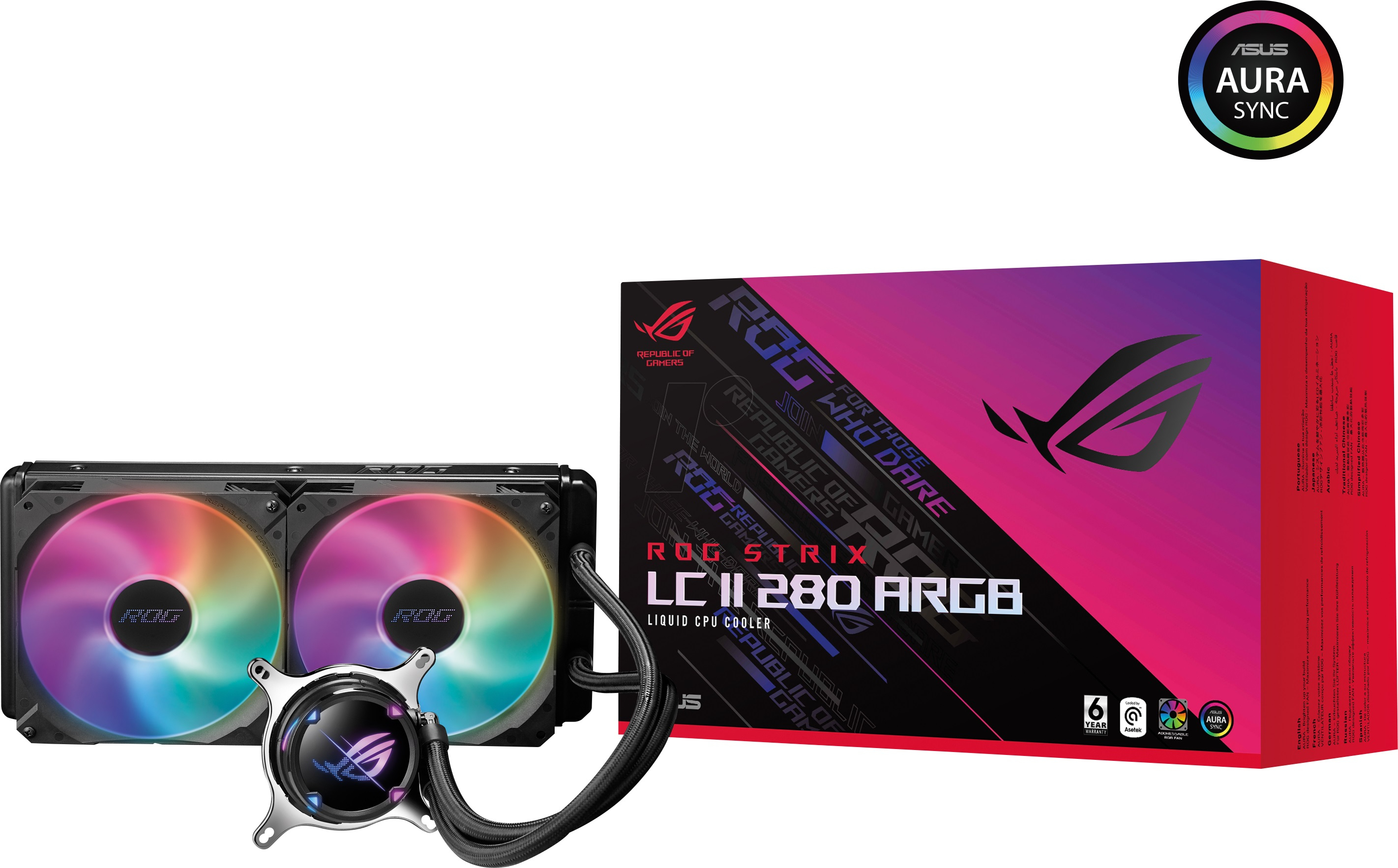 ASUS ROG STRIX LC II 280 ARGB SIVI SOĞUTMA