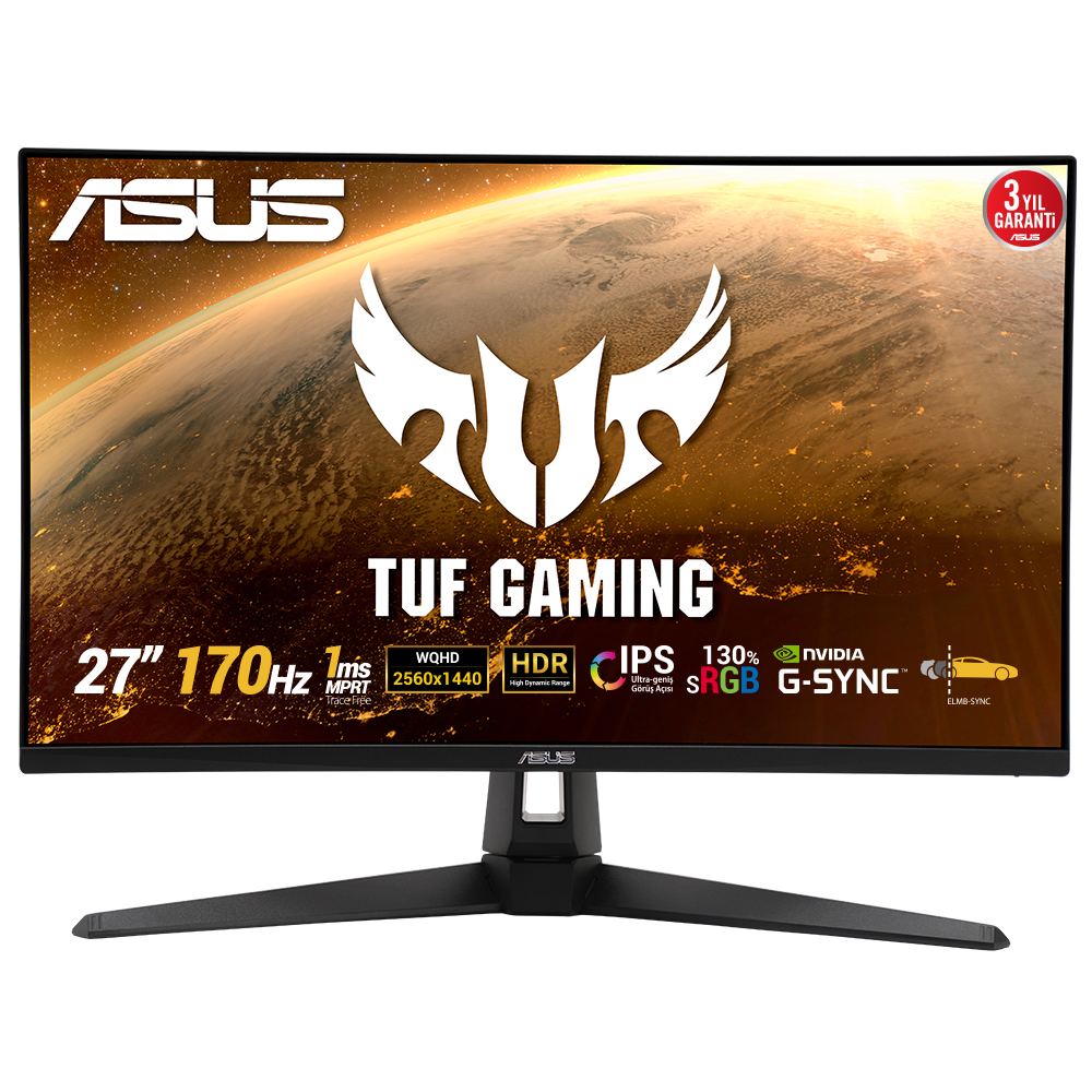 27 ASUS VG27AQ1A  1MS 170HZ WQHD IPS MON