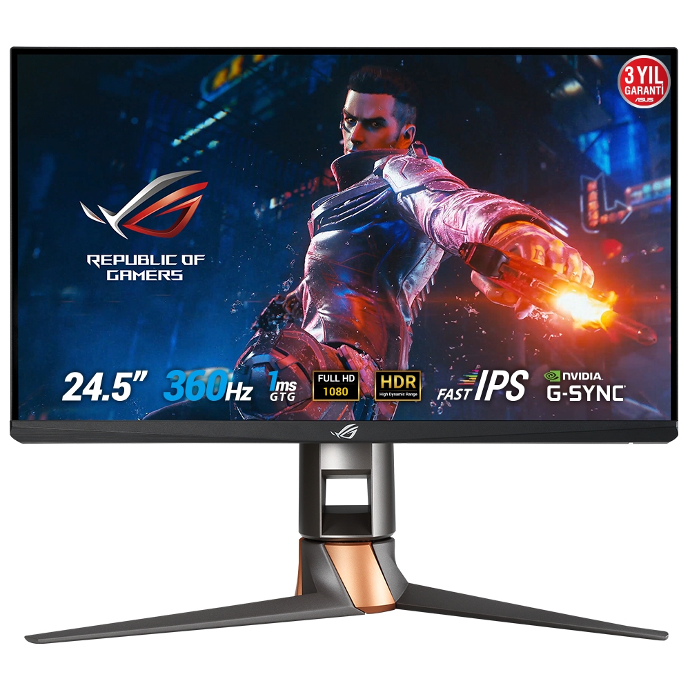 24.5 ASUS PG259QN IPS FHD 1MS 360HZ HDMI USB