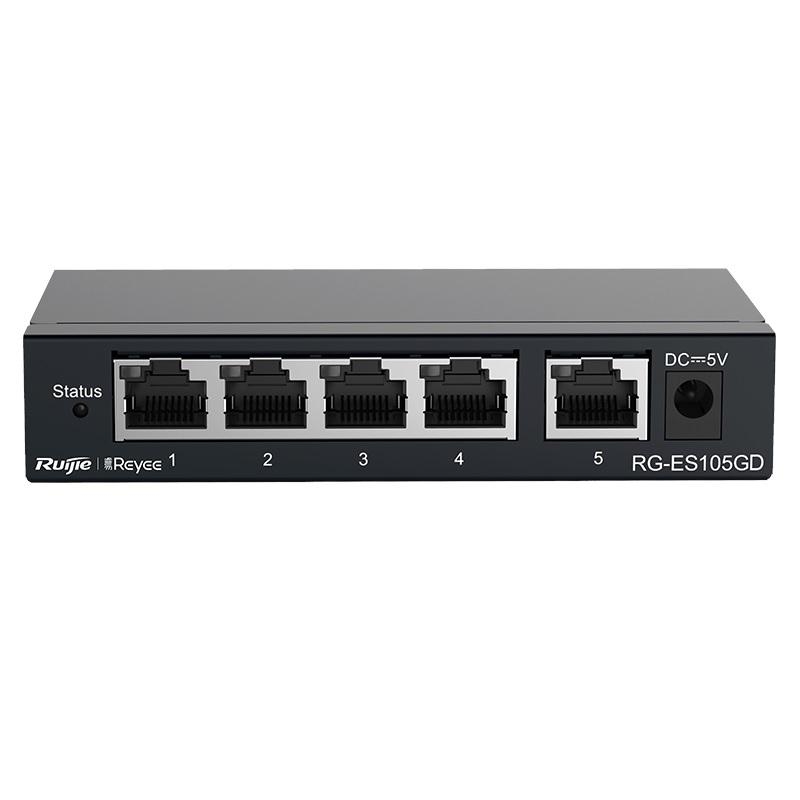 REYEE RG-ES105GD 5 PORT GIGABIT SWITCH METAL KASA 