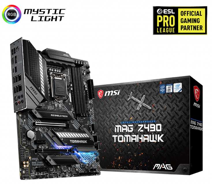 MSI MAG Z490 TOMAHAWK DDR4 4800(OC) HDMI ATX 1200p