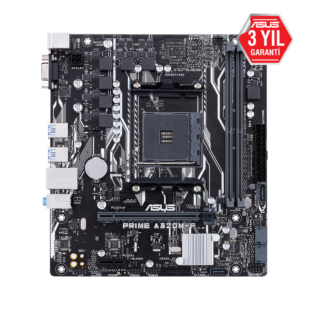 ASUS PRIME A320M-F DDR4 S+GLAN USB3.1 AM4