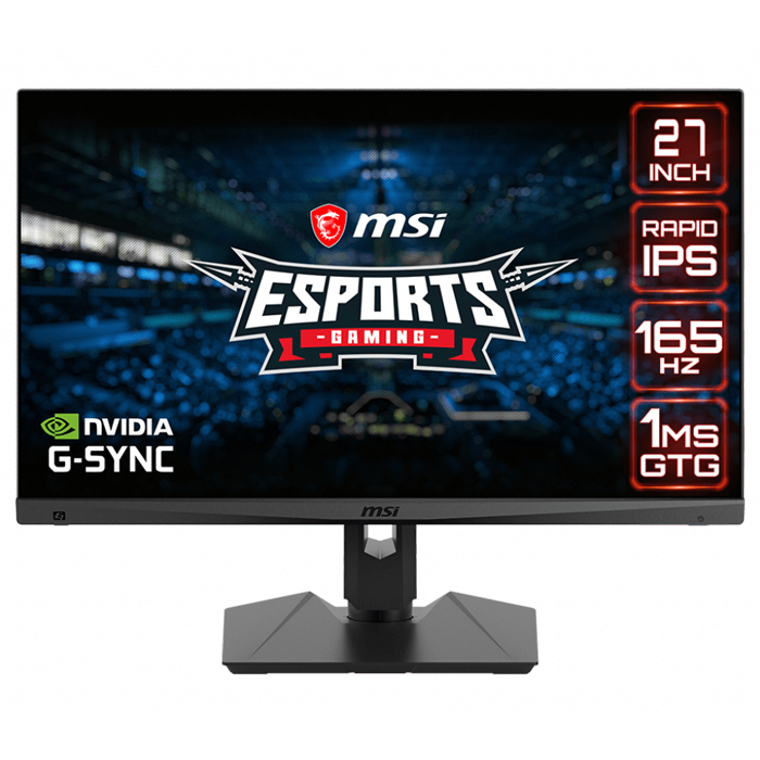 27 MSI OPTIX MAG274QRF-QD 1MS 165HZ G-SYNC IPS WQHD MON