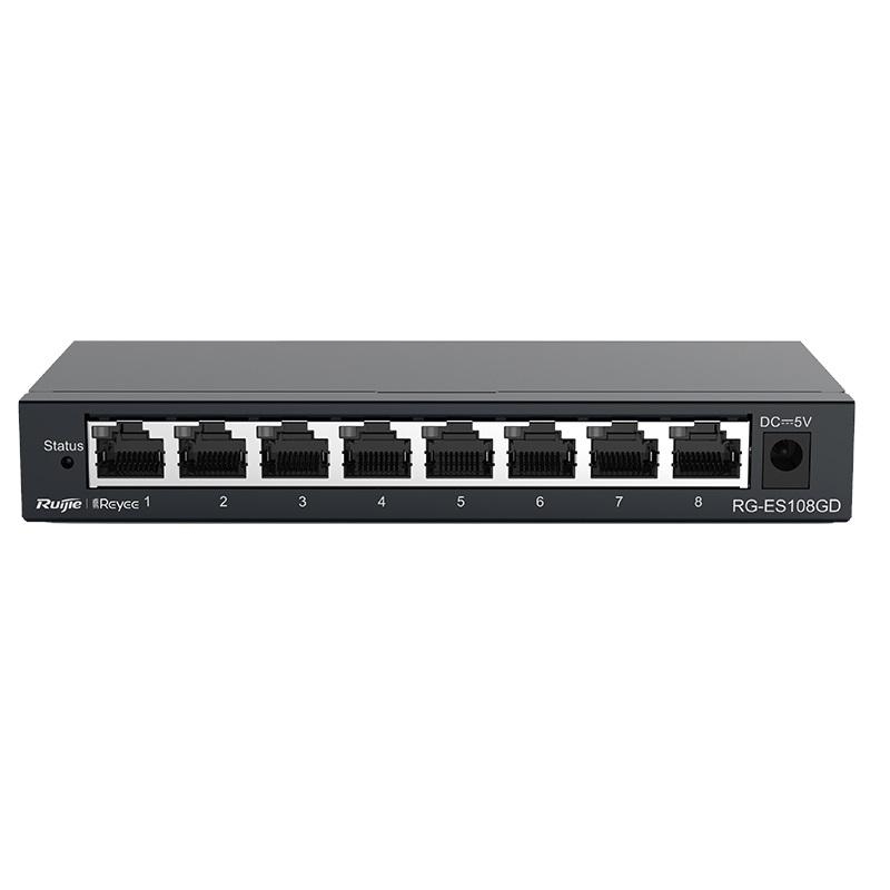 REYEE RG-ES108GD 8 PORT GIGABIT SWITCH METAL KASA