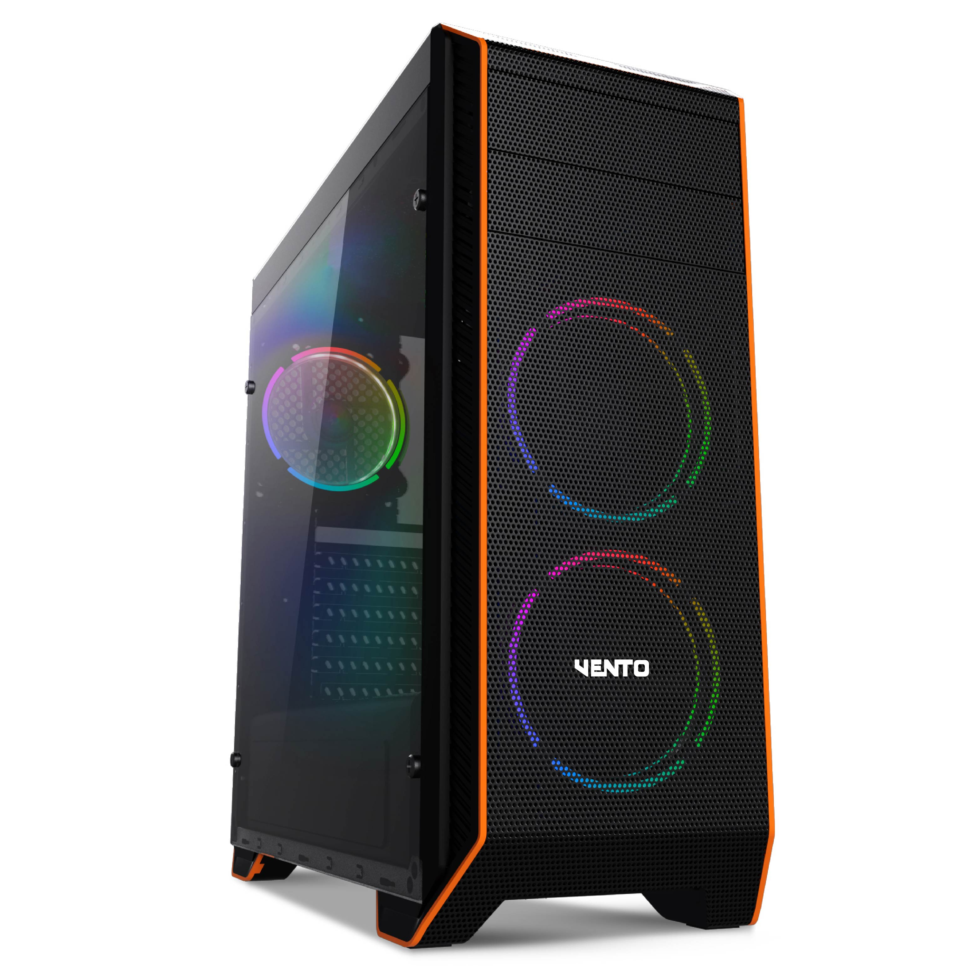 VENTO VG06F RGB FAN GAMING MIDI TOWER KASA (PSU YOK)