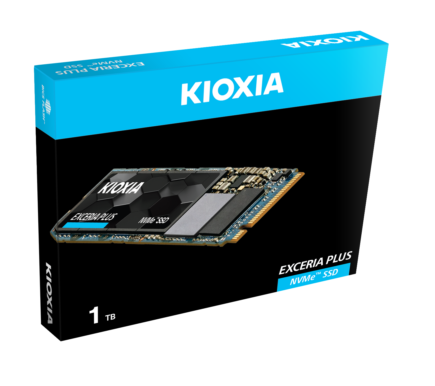 1TB KIOXIA EXCERIA PLUS NVMe 3D 3400/3200 MB/sn (LRD10Z001TG8)